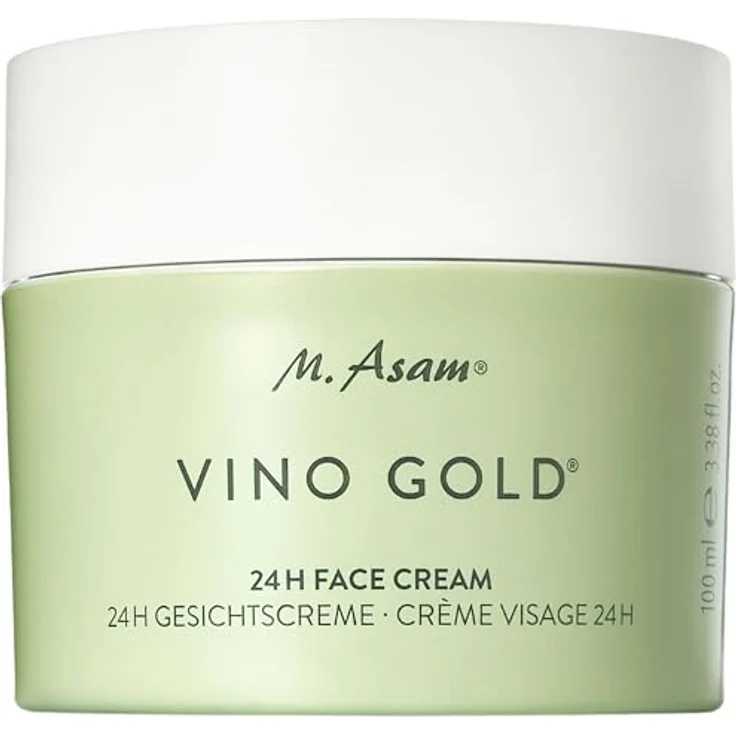 M. Asam VINO GOLD 24h Gesichtscreme (100 ml) – Anti-Aging Tages- und Nachtcreme, Schutz vor Hautalterung, Vegane Gesichtspflege – Bild 1