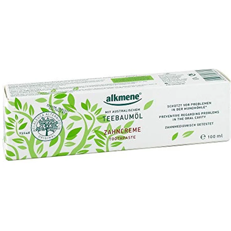 Alkmene Teebaum Zahncreme Kräuter 100 ml – Bild 2