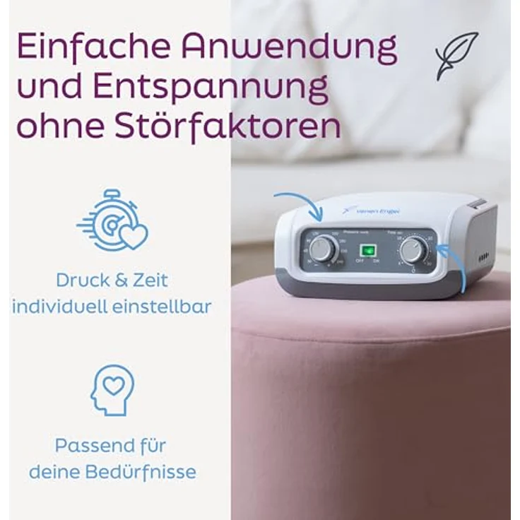 Venen Engel 4 Basic, Arm Massagegerät mit 4 Luftkammern, 1 Massageprogramm zur Förderung der Durchblutung, gegen Wassereinlagerungen, ergänzend zur manuellen Lymphdrainage – Bild 4