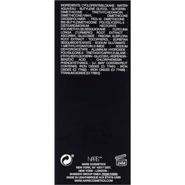 NARS Sheer Glow Foundation, Hydratisierendes Make-up mit perfekter Hautverzahnung, Farbton Patagonia, 30 ml – Bild 7