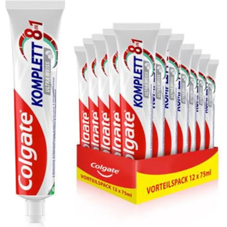 Colgate Komplett Ultra Weiß 75 ml, für die tägliche Zahnreinigung – Bild 2