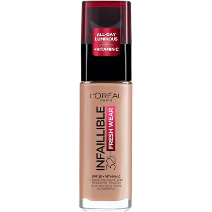 L'Oréal Infaillible 32H Fresh Wear Foundation 30 ml Nr. 60 - Rose Ivory – Bild 1