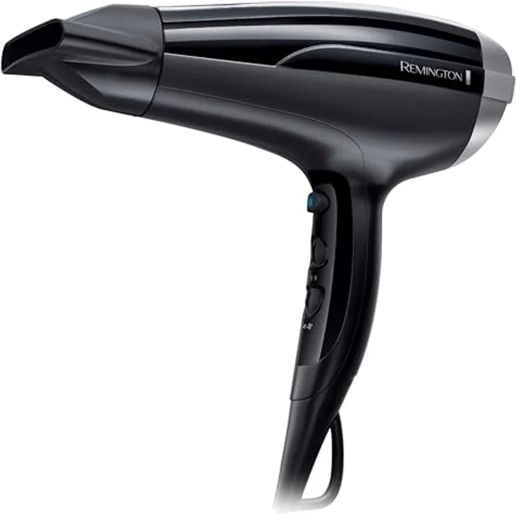 Remington Ionen-Haartrockner Pro Air-Shine D5215, 2300 Watt, Keramik-Turmalin-Ring, Stylingdüse, Diffusor, schwarz – Bild 5
