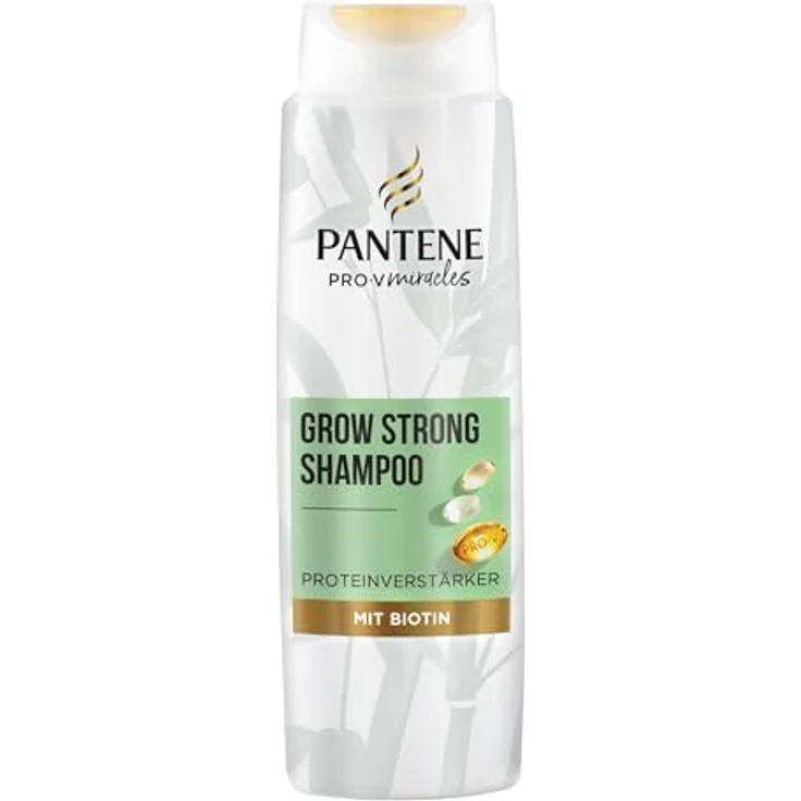 Pantene Pro-V Grow Strong Shampoo mit Biotin und Proteinverstärker 250ml - Stärkt gegen Haarverlust, fördert starkes Wachstum, für trockenes Haar – Bild 1