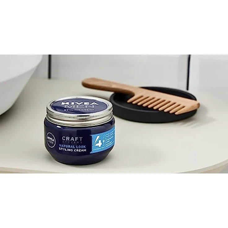 NIVEA MEN Styling Cream im 1er Pack (1 x 150ml), Haarcreme für formbaren Halt ohne zu verhärten, flexibles Haargel für einen Natural Look – Bild 3
