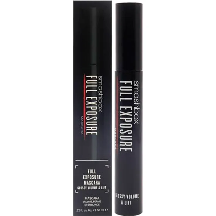 Smashbox Full Exposure Mascara, 9 g, Jet Black – Maximales Volumen, tierversuchsfreie Formel, langanhaltend