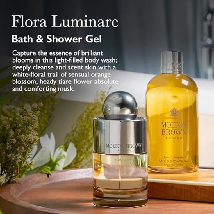 Molton Brown Gel Bath and Body Flora Luminare Bath and Shower Gel 300 ml – Bild 2