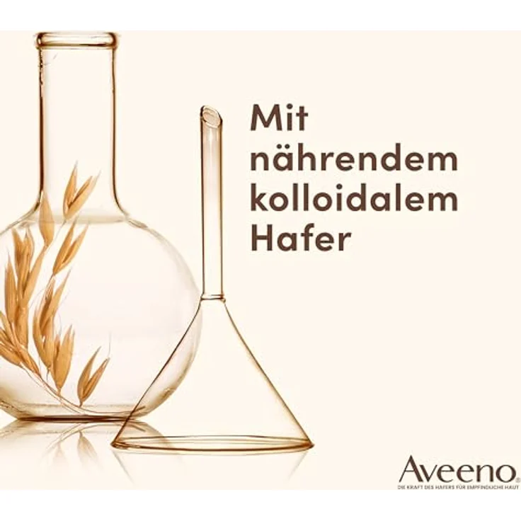 Aveeno Daily Moisturising Feuchtigkeitsspendende Bodylotion, parfümfrei, 300 ml, beruhigender Hafer, normale bis trockene, empfindliche Haut – Bild 3