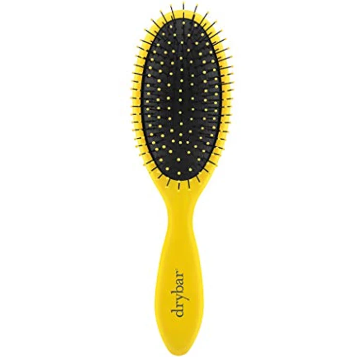 Drybar Super Lemon Drop Entwirrende Haarbürste – für nasses oder trockenes Haar, flexible Borsten, Soft-Touch-Finish, rutschfrei, ideal für alle Haartypen – Bild 1