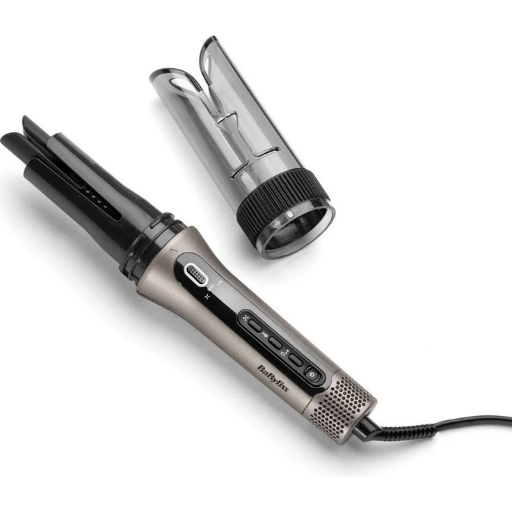 BaByliss C6688E Style Secret Air, Glätt- und Lockenstab mit Auto-Curl-Technologie, 4 Temperatureinstellungen, Hitzeschutzmatte
