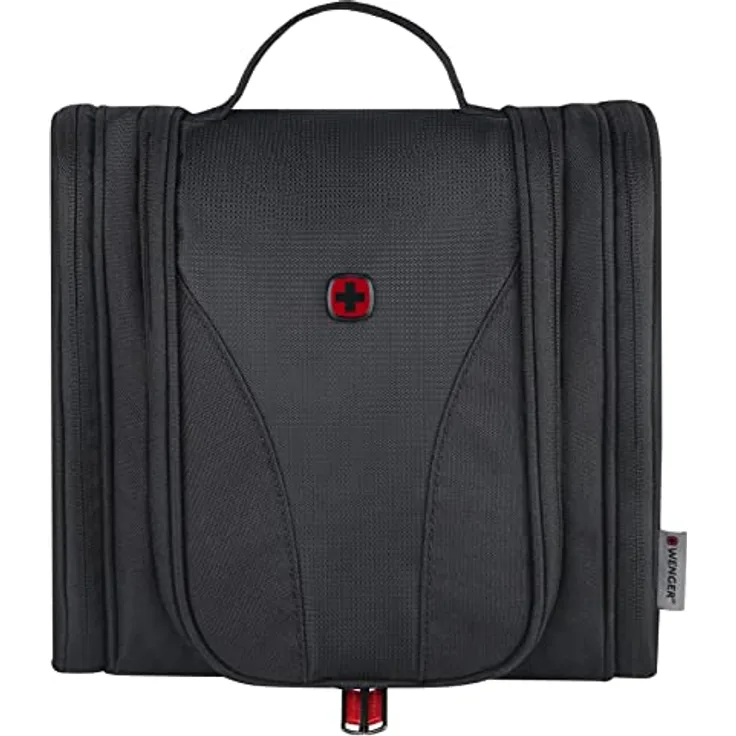 Wenger 611877 Hanging Toiletry Kit Black Unisex Erwachsene Luggage Einheitsgröße, Schwarz, Organizer