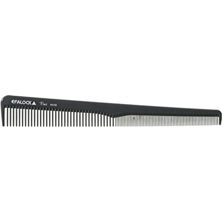 Efalock Professional Fine Haarschneidekamm 406, 18,5 cm 1er Pack, (1x 1 Stück)
