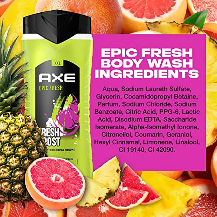 Axe Duschgel Epic Fresh 12h unschlagbarer Duft 400 ML, frisches Gefühl den ganzen Tag – Bild 4