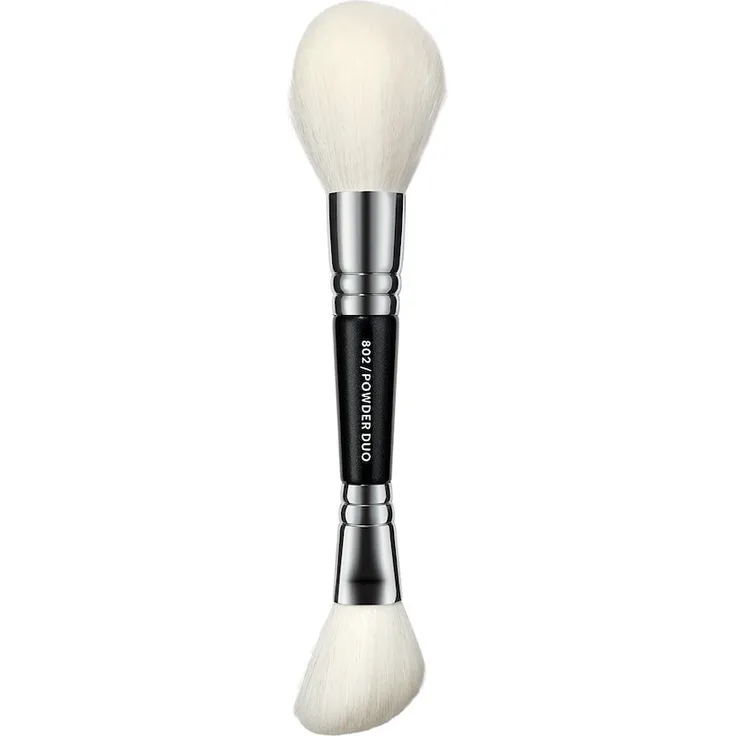 ZOEVA Powder Duo Brush, Puderpinsel für präzises Auftragen und verblenden, 1 Stück