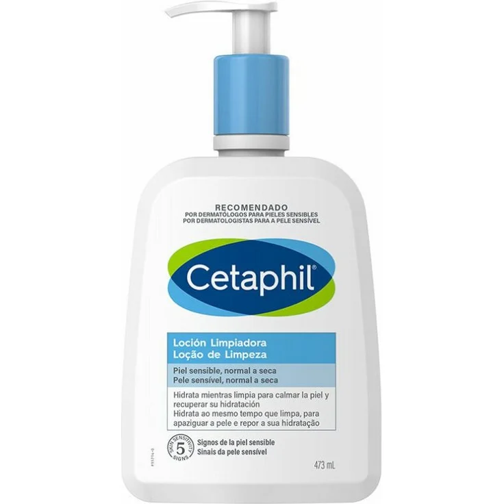 Cetaphil Make-up-Entferner, Reinigungslotion für empfindliche und trockene Haut, 473ml, pH-ausgeglichen, duftstofffrei