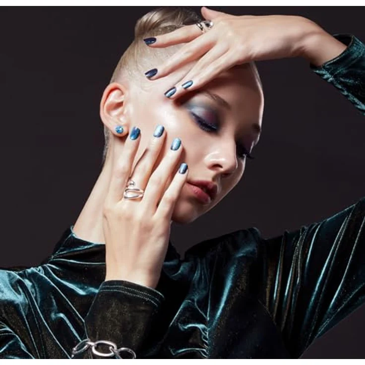 KISS Color FX im Press, künstliche Fingernägel selbstklebend, 30 Stück für perfekte Maniküre – Bild 5
