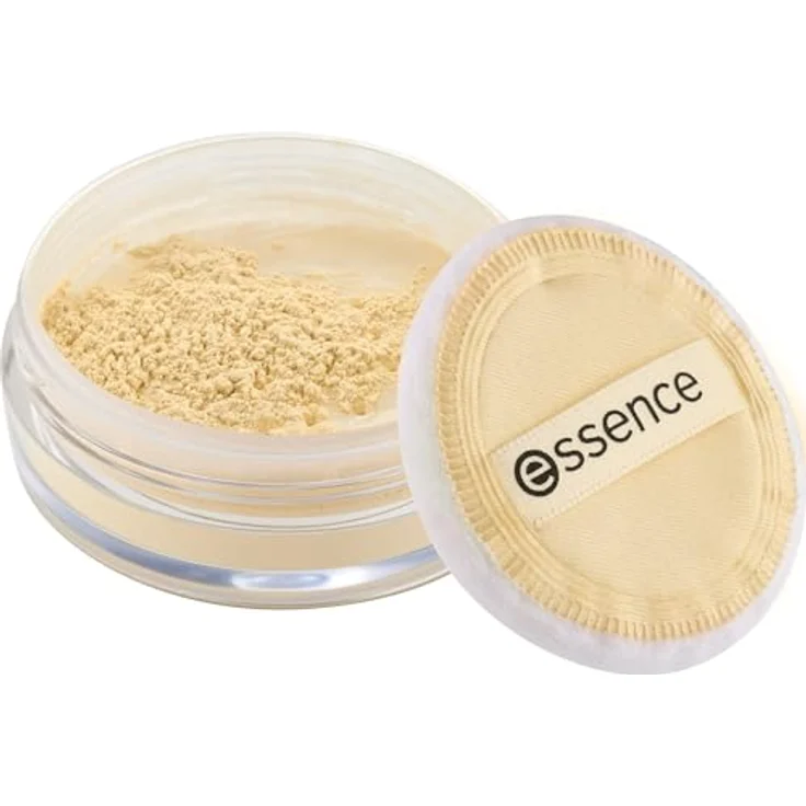 essence cosmetics BANANA LOOSE POWDER, Gelb, mattierend, fixierend, farbkorrigierend, transluzent, matt, vegan, ölfrei, ohne Parfüm, ohne Alkohol, 1er Pack (6g) – Bild 2