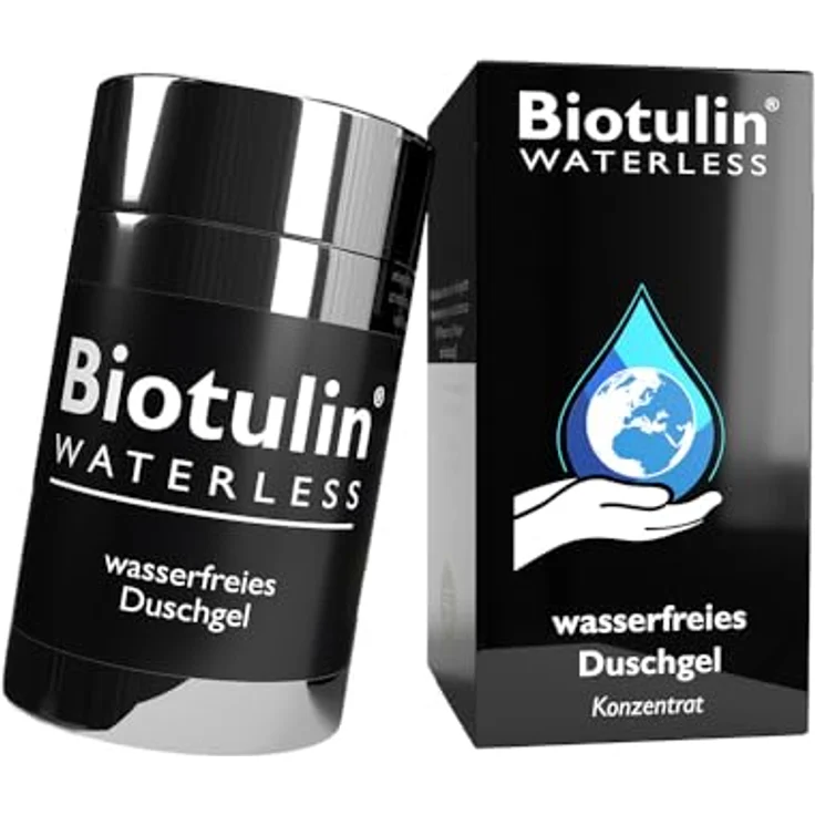 Biotulin Waterless wasserfreies Duschpuder, 70 g Duschgel zur Hautreinigung und -pflege – Bild 2