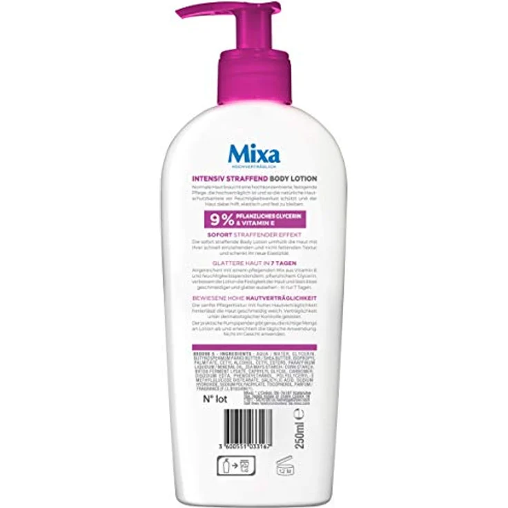Mixa Intensiv Straffend Body Lotion, für normale Haut, 250 ml – Bild 2