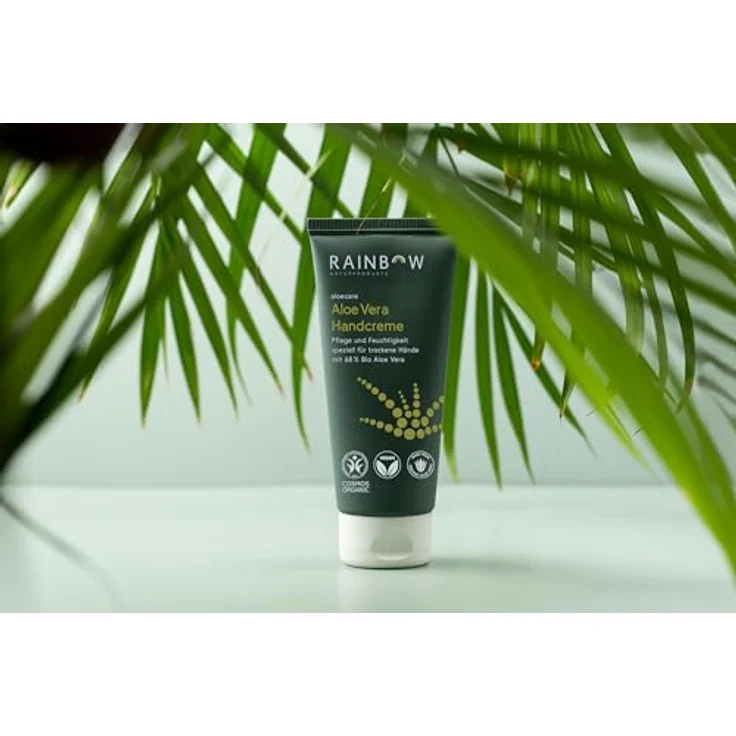 AloeCare Aloe Vera Handcreme 100 ml Feuchtigkeitscreme After Sun Bio zertifiziert – Bild 5