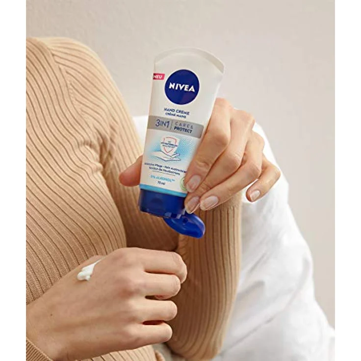 NIVEA Hand 3in1 Care + Protect Handcreme 75 ml – Bild 5