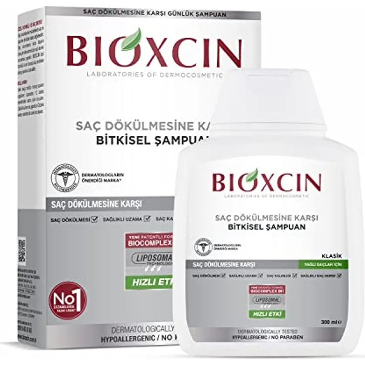BIOXCIN Shampoo gegen Haarausfall für Fettiges Haar (300 ml) - Pflanzliches Anti-Fett Shampoo mit BIOCOMPLEX B11 & Liposomen