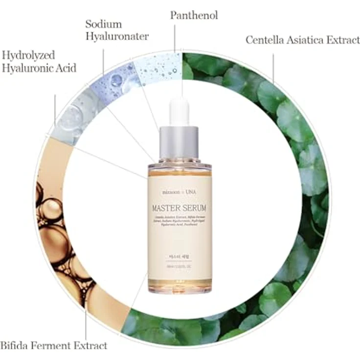 Mixsoon Master Serum 2,02 fl oz 60 ml | Feuchtigkeitsspendendes Serum für gesunde Haut und Verbesserung der Hautbarriere | Tierversuchsfrei – Bild 3