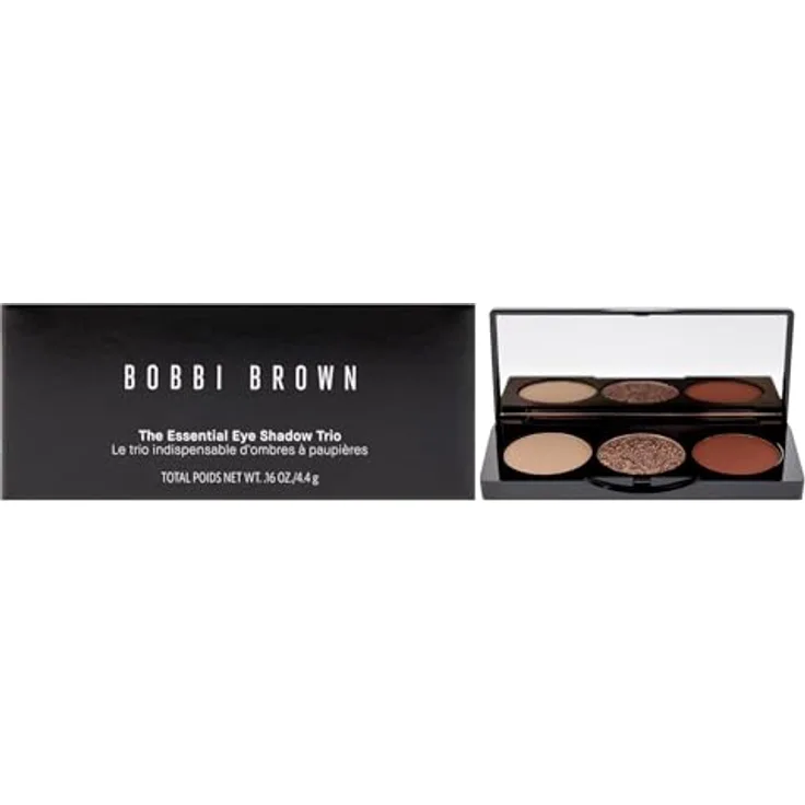 Bobbi Brown Essential Eye Shadow Trios Lidschattenpalette, Farbton Smokey Plum, 4,4 g - mit Metallic-Effekt, leicht aufzutragen und kombinierbar