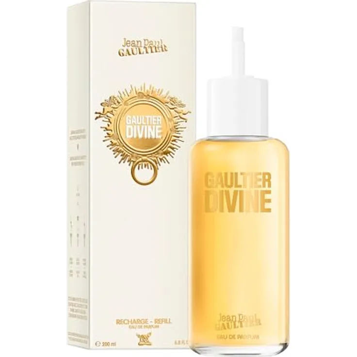 JEAN PAUL GAULTIER Divine Eau de Parfum Refill 200ml, Calypsone, Pink Berry, Bergamot, Lily, Jasmine, Ylang-ylang, Meriunge, Patchouli, Musk