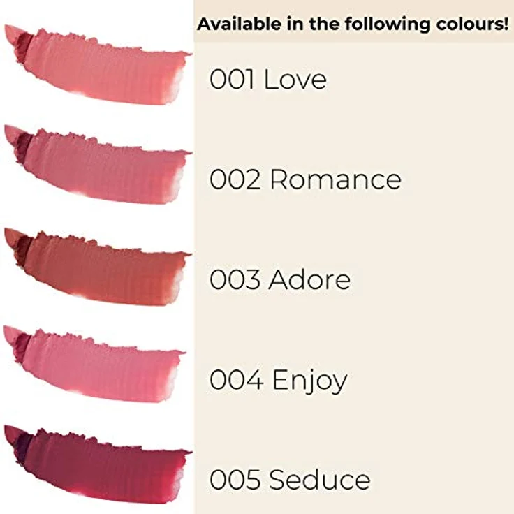 Gosh Copenhagen Luxury Rose Lips Lippenstift, feuchtigkeitsspendend, zarte Rosa-NUance, 4 g – Bild 4