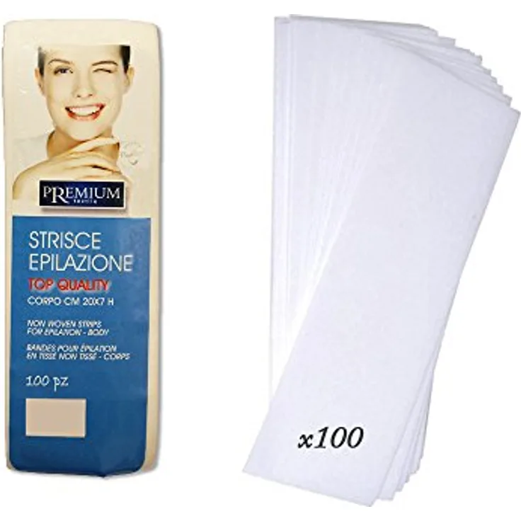 Premium 100 bandas depilar extra 20x7 cm. 100 gr.