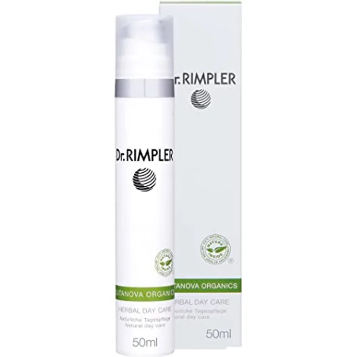 Dr. Rimpler Cutanova Organics Day Care - Natürliche Tagespflege zur Stärkung des hauteigenen Lichtschutzes, (1 x 50 ml)
