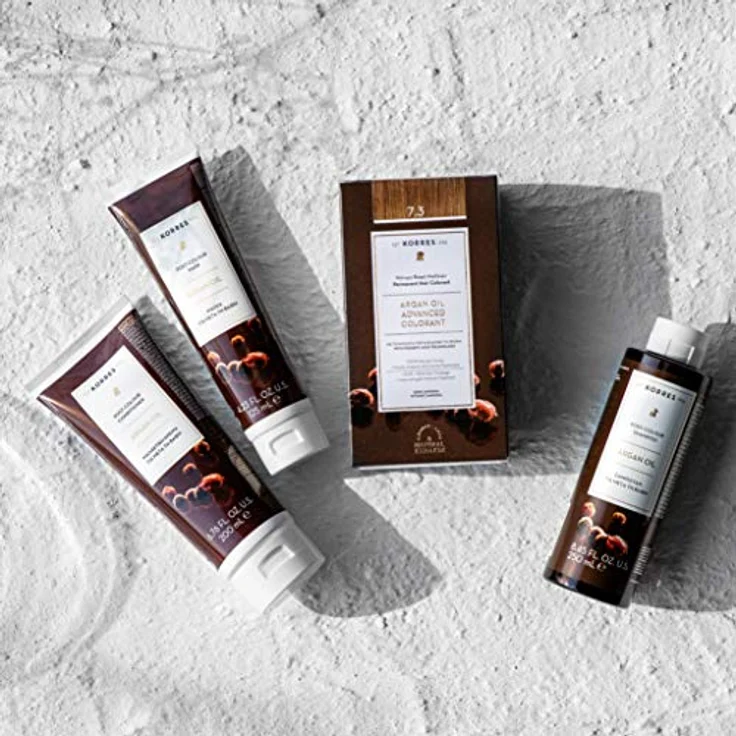 Korres Argan Oil Permanent-Haarfarbe 10.1 Platinum Ash Blonde, 50 ml, mit langanhaltender Farbwirkung und Arganöl für geschmeidiges Haar – Bild 4
