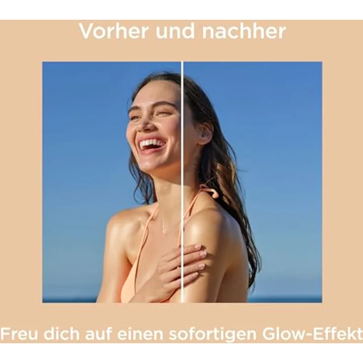 ISDIN Fotoprotector Body Glow Creme LSF 30, 200 ml mit straffender Wirkung und Sofort Glow-Effekt – Bild 7