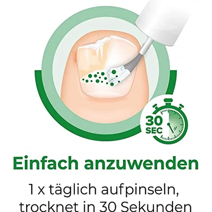 Ciclopoli Nagellack gegen Nagelpilz, mit Ciclopirox und Tiefwirk-Effekt, 13,2 ml Bündelpackung (2 x 6,6 ml), 1x täglich auftragen – Bild 3
