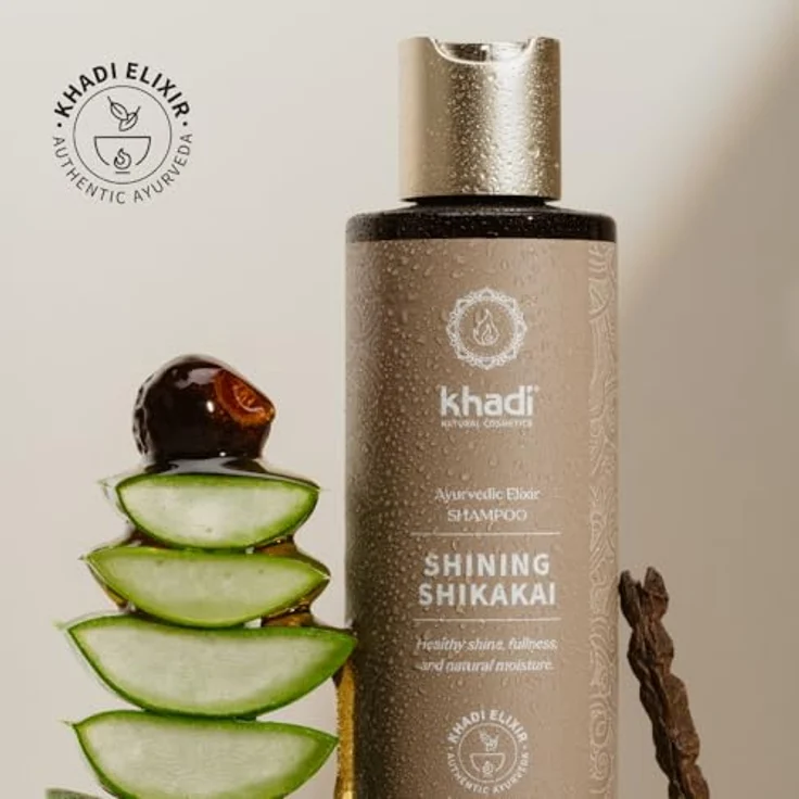 Khadi Naturkosmetik Ayurvedisches Elixier Shampoo Shining 200 ml – Bild 4