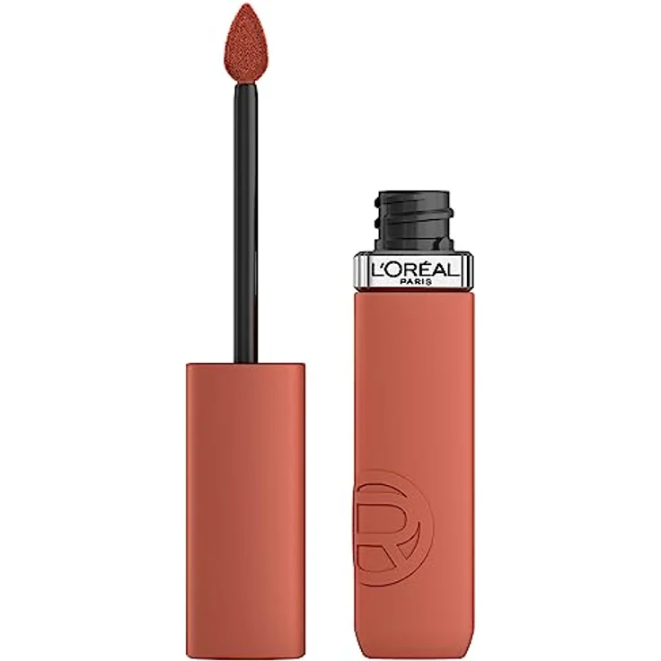 L'Oréal Paris Pflegender Lippenstift mit mattem Finish, Für leuchtende Farben mit bis zu 16 Stunden Halt, Infaillible Matte Resistance, Nr. 115 Snooze your Alarm​, 1x 5 ml – Bild 1