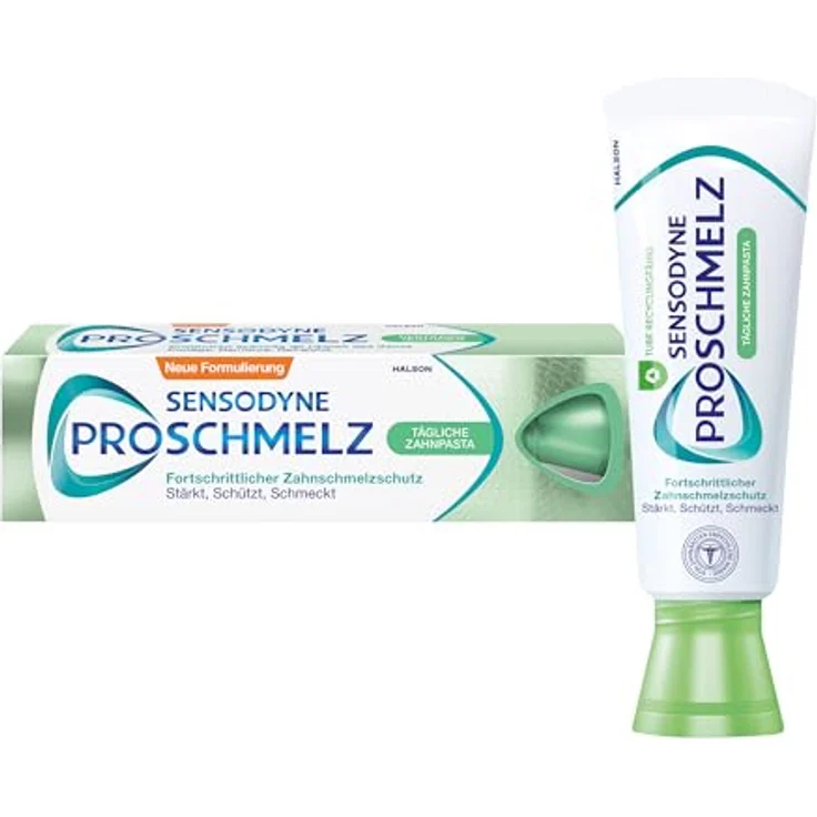 Sensodyne Tägliche Zahnpasta, Fortschrittlicher Zahnschmelzschutz - Stärkt, schützt, schmeckt, 1 Stk. – Bild 2