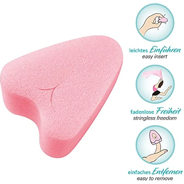 JOYDIVISION Soft-Tampons "mini", fadenlose Tampons für Sauna und Schwimmen, 50er Schachtel, dermatologisch getestet, 100% deutsche Herstellung – Bild 3