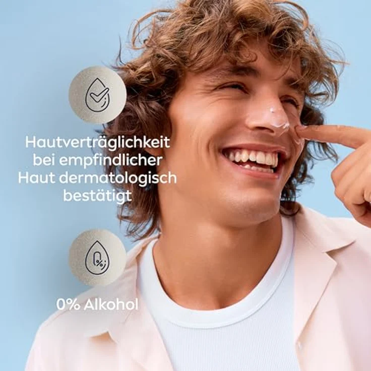 NIVEA MEN Sensitive Intensive Feuchtigkeitscreme, Gesichtscreme mit 48h Feuchtigkeit und VitaminPRO Komplex für empfindliche Männerhaut, 50 ml – Bild 5