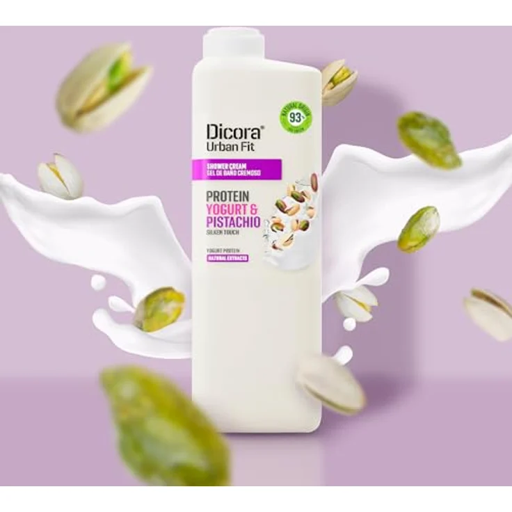 Dicora UrbanFit Dicora Uf Shower Cream Protein Yogurt & Pistachio, 750 ml, für Damen und Herren, täglich pflegend – Bild 3