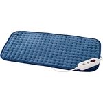 Promed XXL-Heizkissen 60x30cm 100W, flauschiges Sitzkissen mit 6 Heizstufen, Überhitzungsschutz, Gummiklettband & Abschaltautomatik nach 90 Min., waschbar