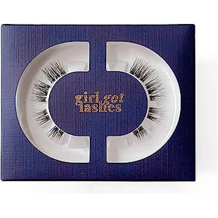 GirlGotLashes Mini Box Cat Eye Edition N°3, Wimpernextensions für Zuhause, 1 Paar Fake Lashes mit 5-7 Tagen Halt, vegan, handgemacht, C-Curl Styles – Bild 1