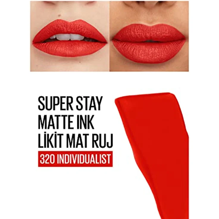 Maybelline Superstay Matte Ink Lippenstift 320 Individualist 5ml – Bild 4