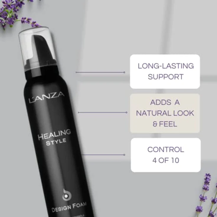 L'Anza Healing Style Design Foam Control 4 200 ml – Bild 3