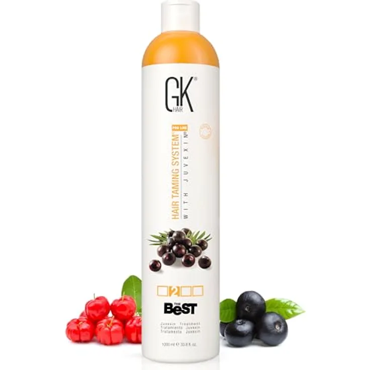 GK Hair The Best Acai, intensive Haarkur mit regenerierender Wirkung, 1000 ml, feuchtigkeitsspendend und glättend