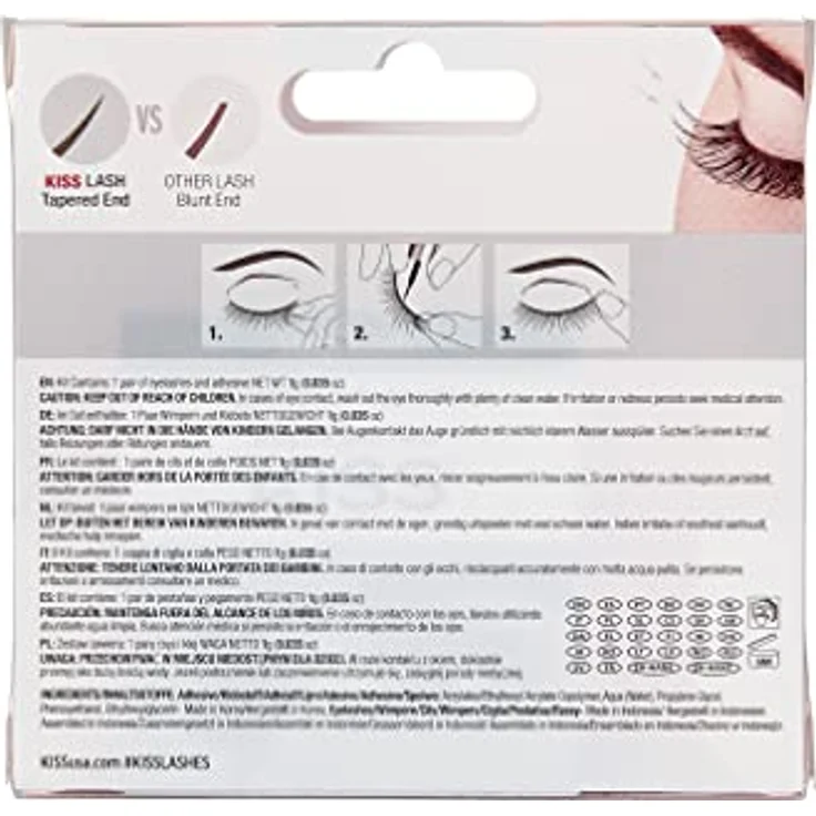 KISS Look So Natural künstliche Wimpern Iconic 2 St. - Natürlich aussehende Fake Lashes, 2 Stück – Bild 6