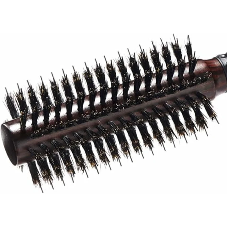 Genuine Haircare CARE STYLER M – Rundbürste für 10-18 cm Haar, Wildschweinborsten und Pins, antistatisch, Föhn-Bürste für Glätten und Volumen – Bild 2