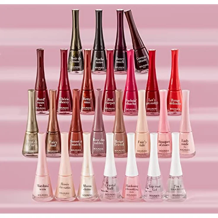 Bourjois Nail Polish, schnelltrocknender Nagellack mit Panoramabürste, 9 ml – Bild 6