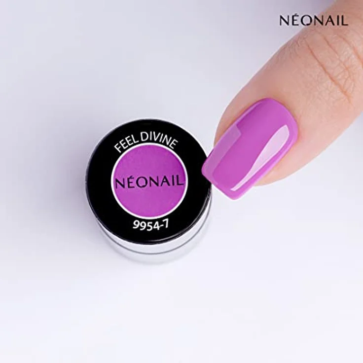 NÉONAIL UV Nagellack 7,2 ml Violett Feel Divine - Starke Pigmentierung, langanhaltende Maniküre - UV Lack Gel Nägel Nageldesign Shellack – Bild 3